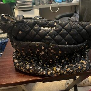 MZ Wallace Metro Quattro Tote with Gold Stars
